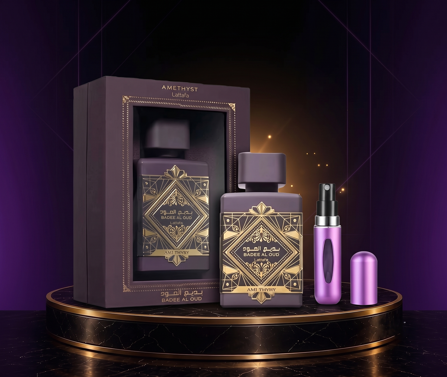 ESTUCHE UNISEX BADE'E AL OUD AMETHYST - LATTAFA