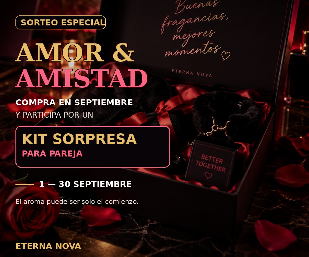 Banner móvil Eterna Nova Amor y Amistad septiembre 2026 - sorteo kit sorpresa para pareja