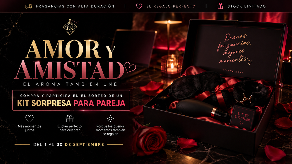 Banner Eterna Nova Amor y Amistad septiembre 2026 - sorteo kit sorpresa para pareja